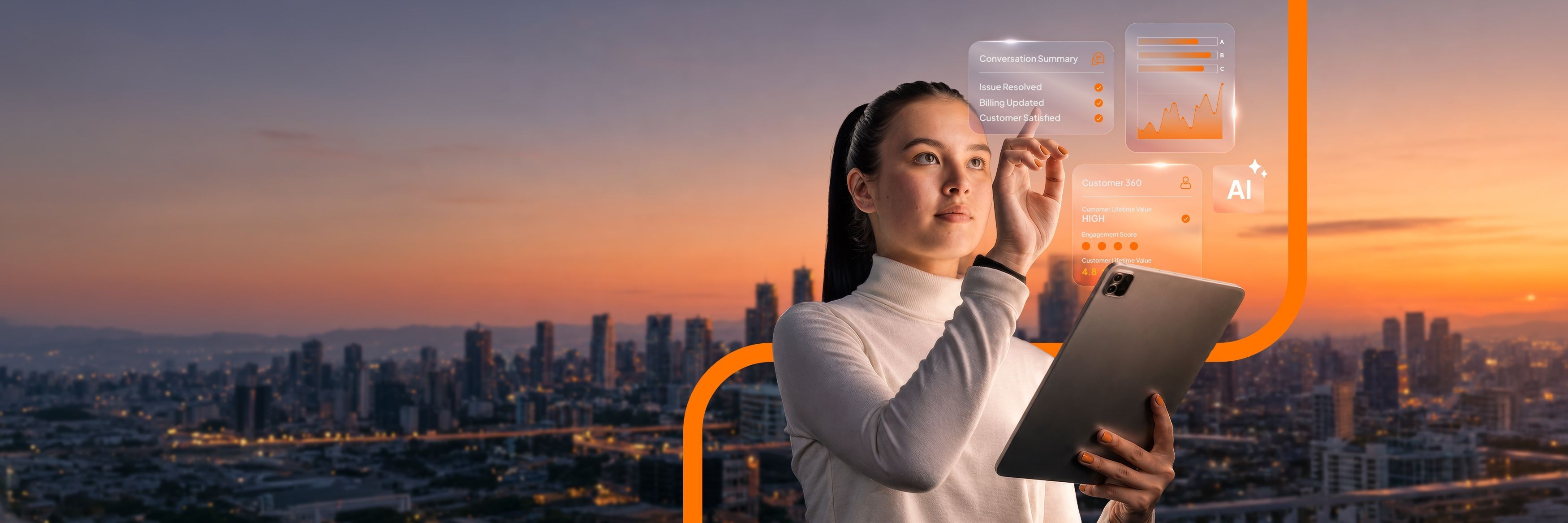 Human-led CX, powered by AI